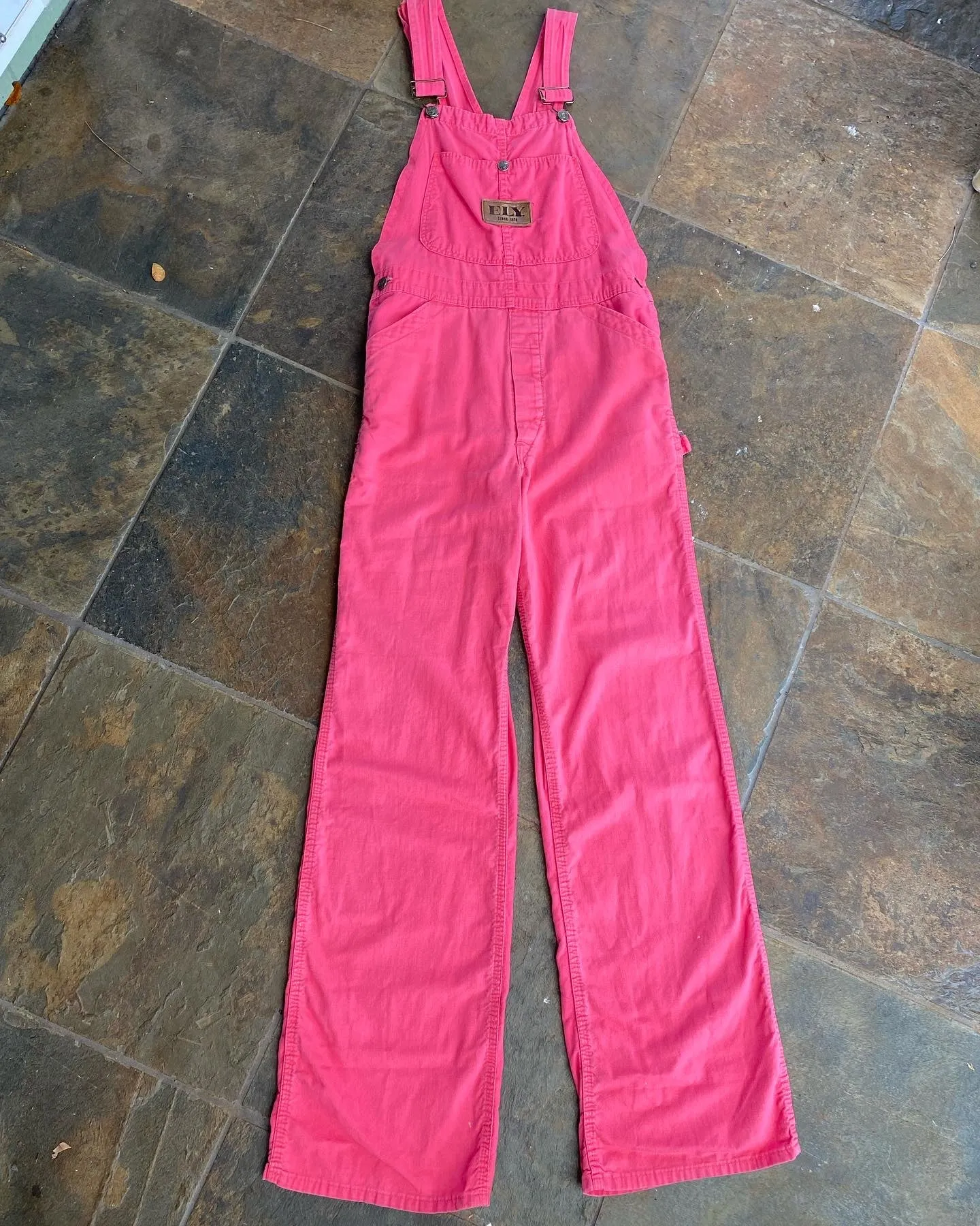 1960s Pink Ely Overalls