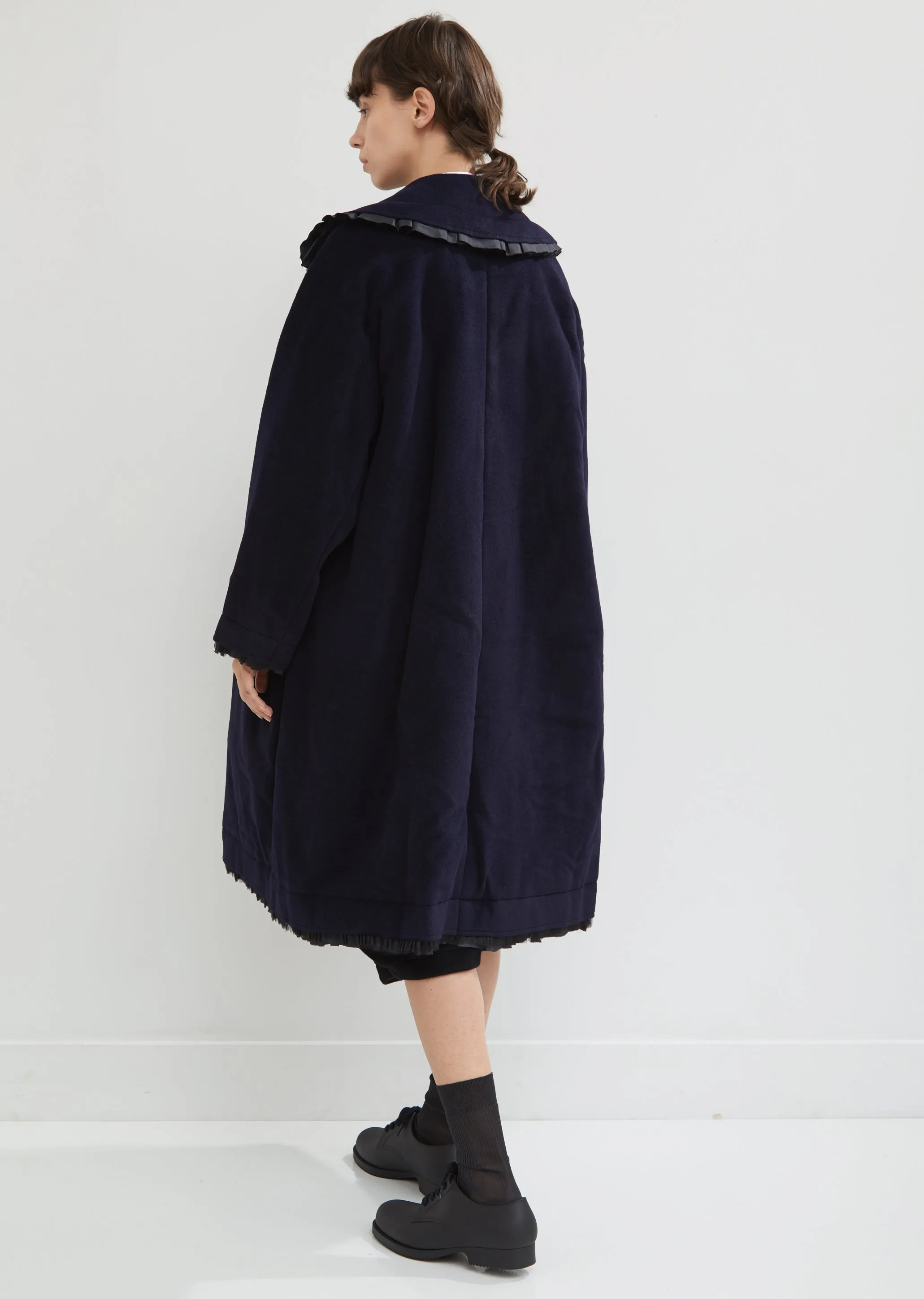 Angora Mix Wool Beaver Coat