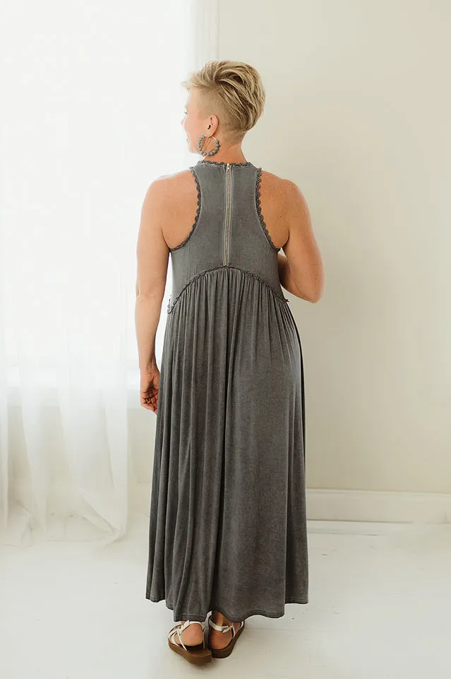 Back Zip Maxi