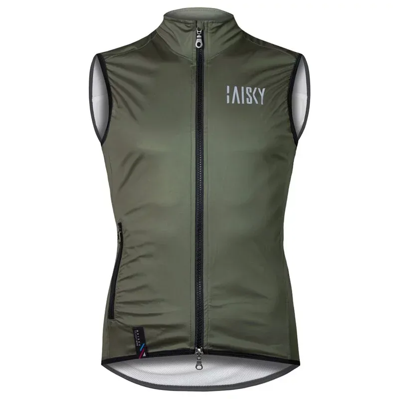 Baisky Mens Double Zipper Wind Vest