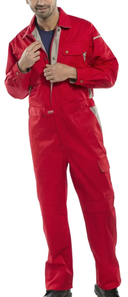 Beeswift Premium Hardwearing Coverall/Boiler Suit/ Overall with Kneepad Pockets - Cpc