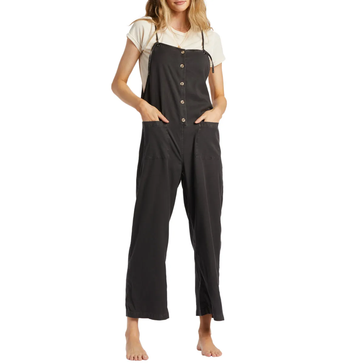 Billabong Women's Beach Cruiser Wide Leg Overalls