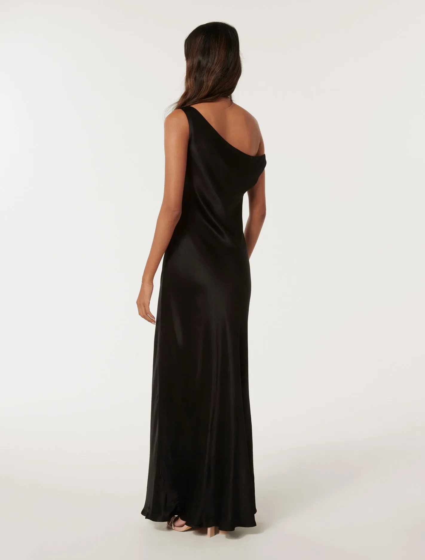 Blake Petite Tipped Shoulder Maxi Dress