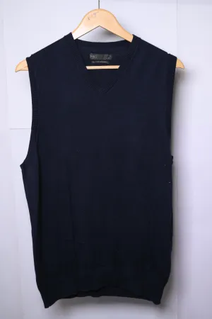 Blue M&S Medium Sweater (Cut Sleeves)