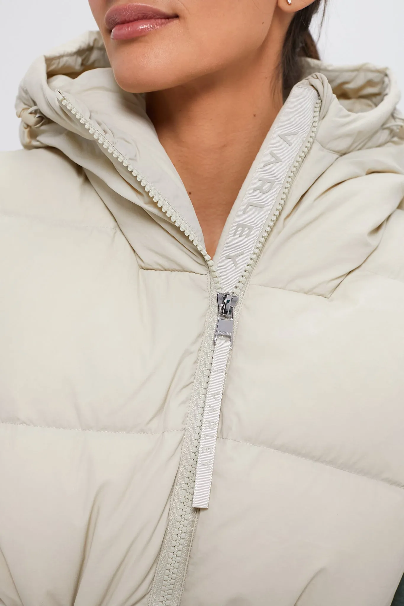 Bone White Irving Down Gilet