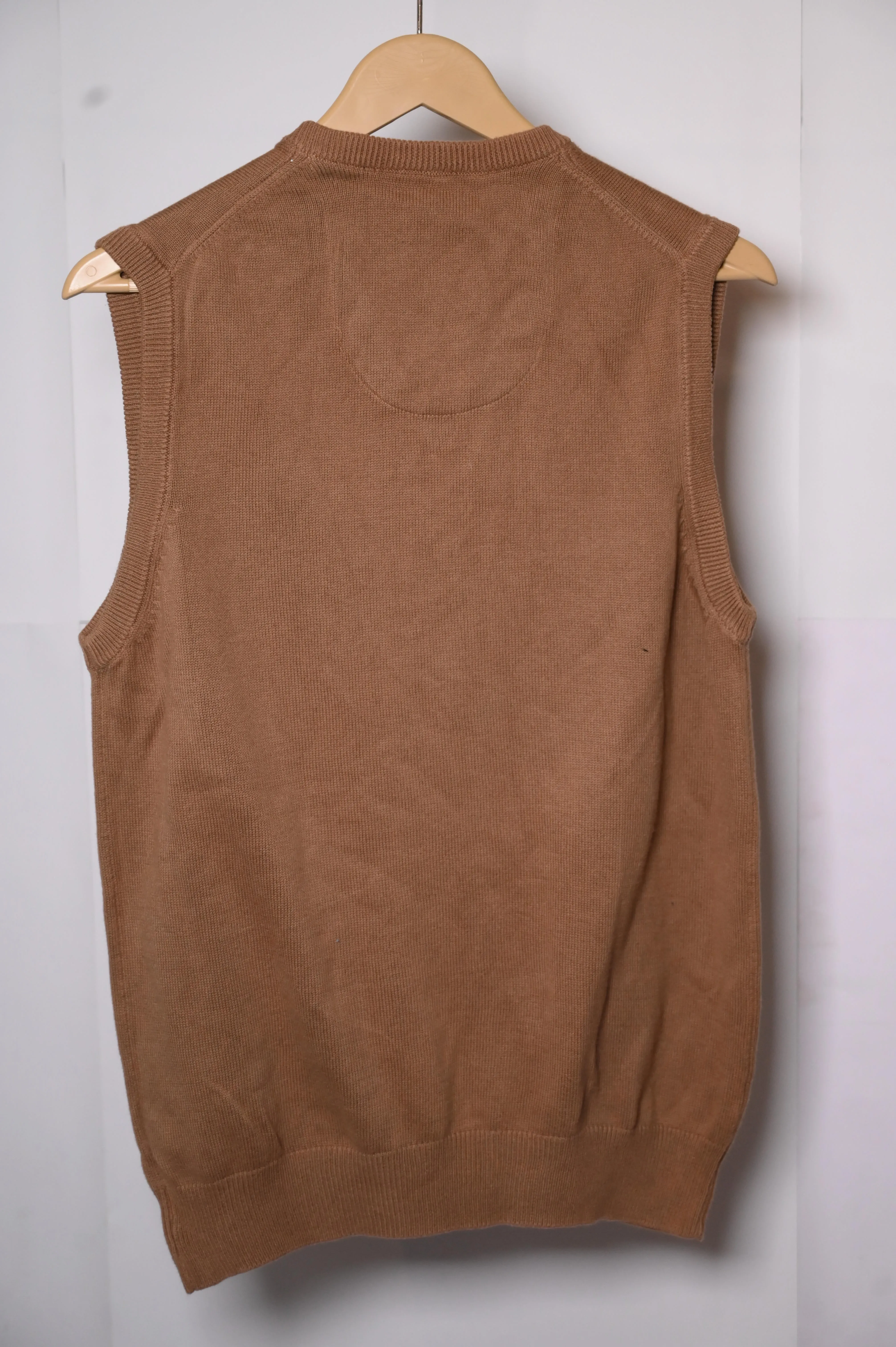 Brown M&S Small Sweater (Cut Sleeves)