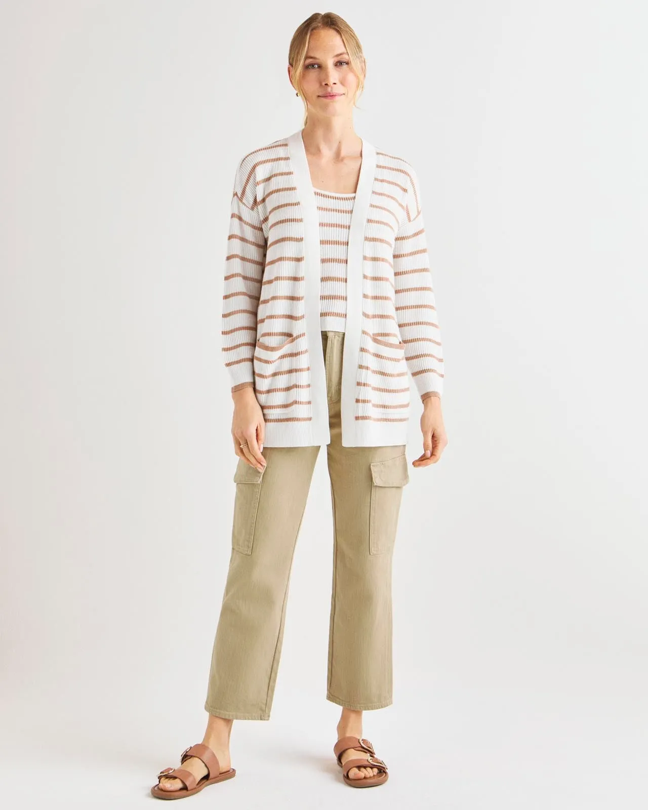 Cashblend Luna Stripe Cardigan