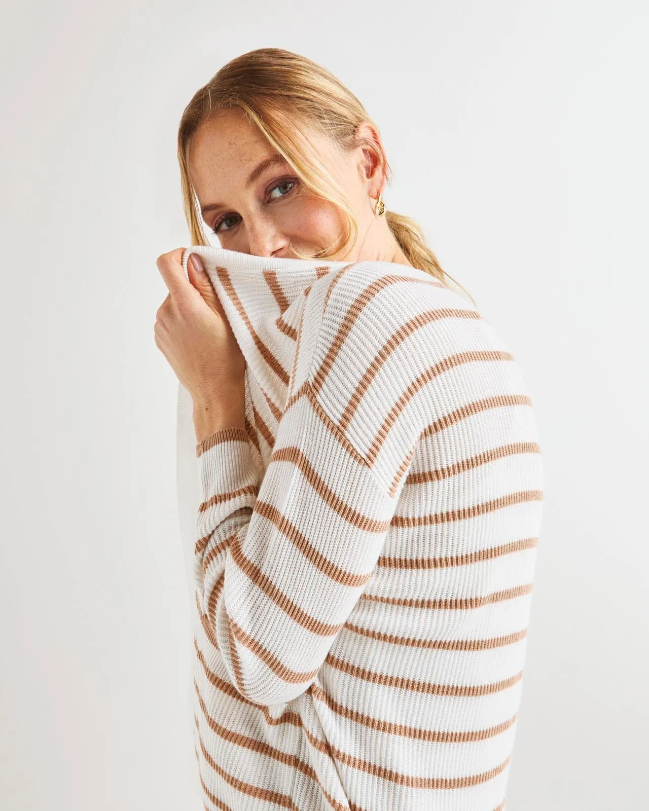 Cashblend Luna Stripe Cardigan