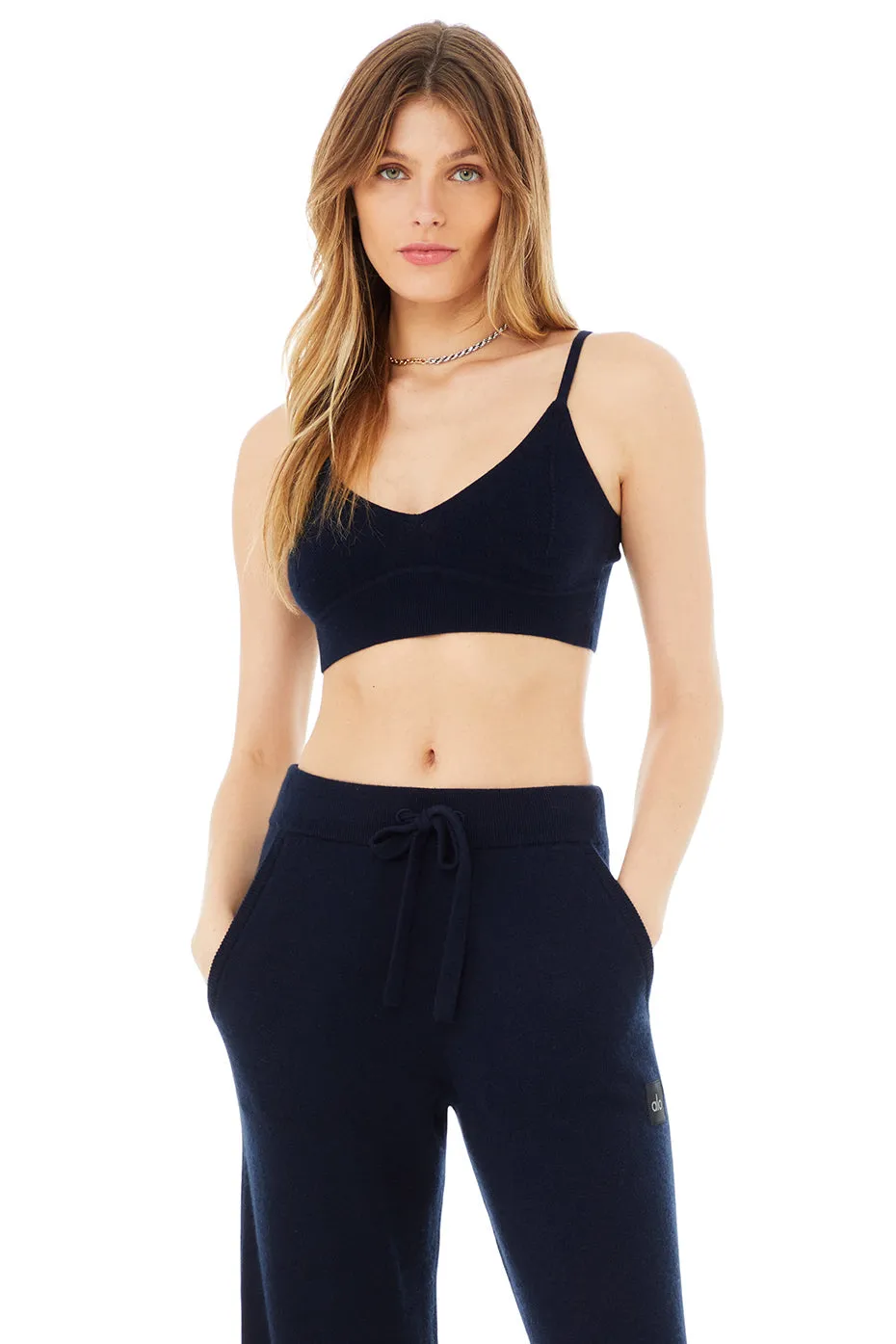 Cashmere Jet Set Bra - Navy