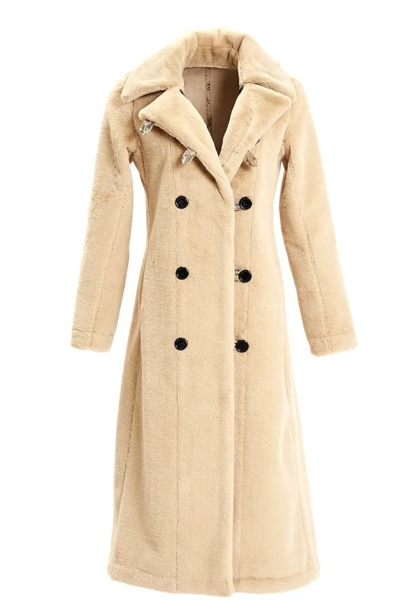 CATHERINE CAMEL AND PYTHON REVERSIBLE COAT