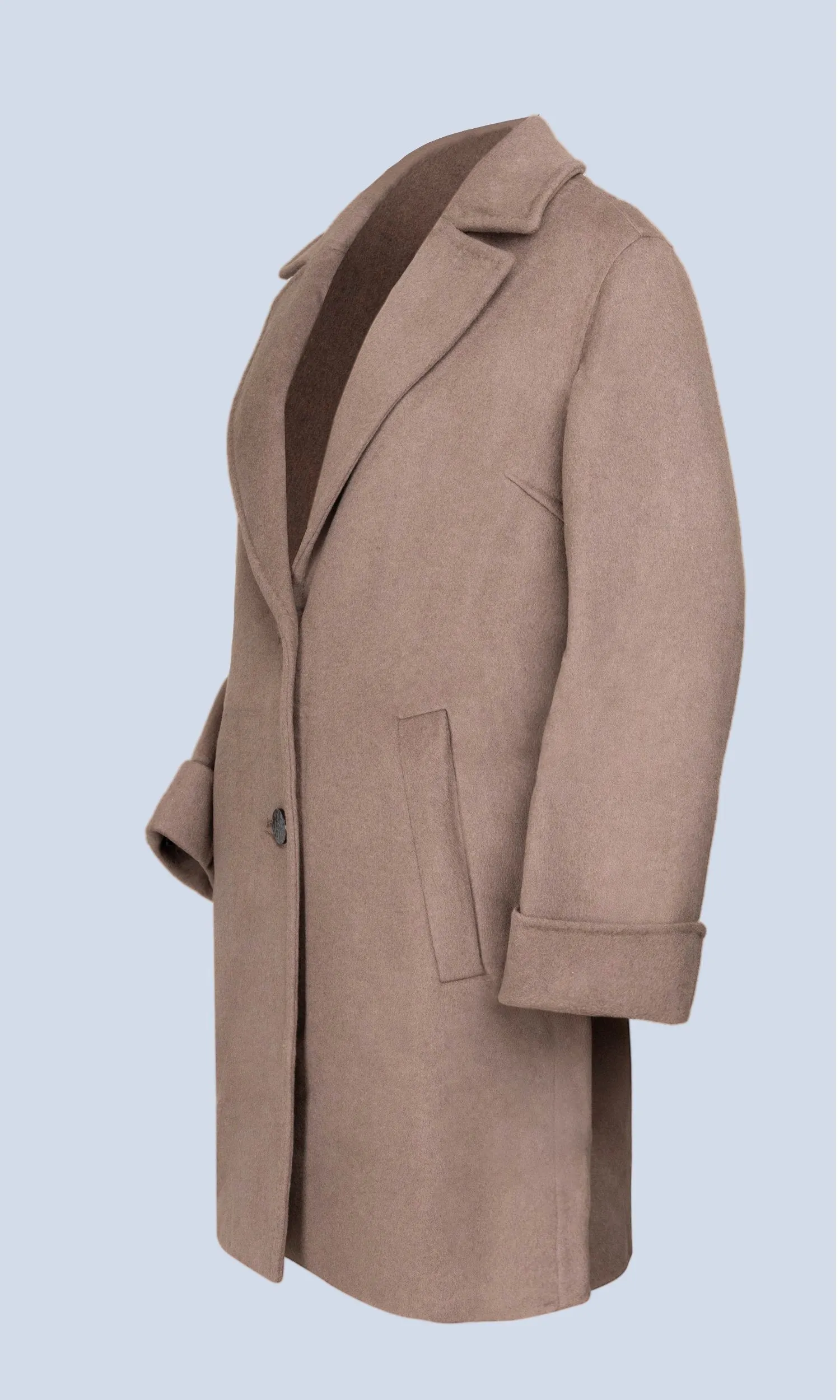 CLASSIC WOOL CAMEL COAT