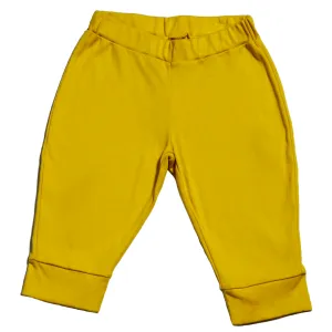 Cotton Jogger Pants in Misted Yellow