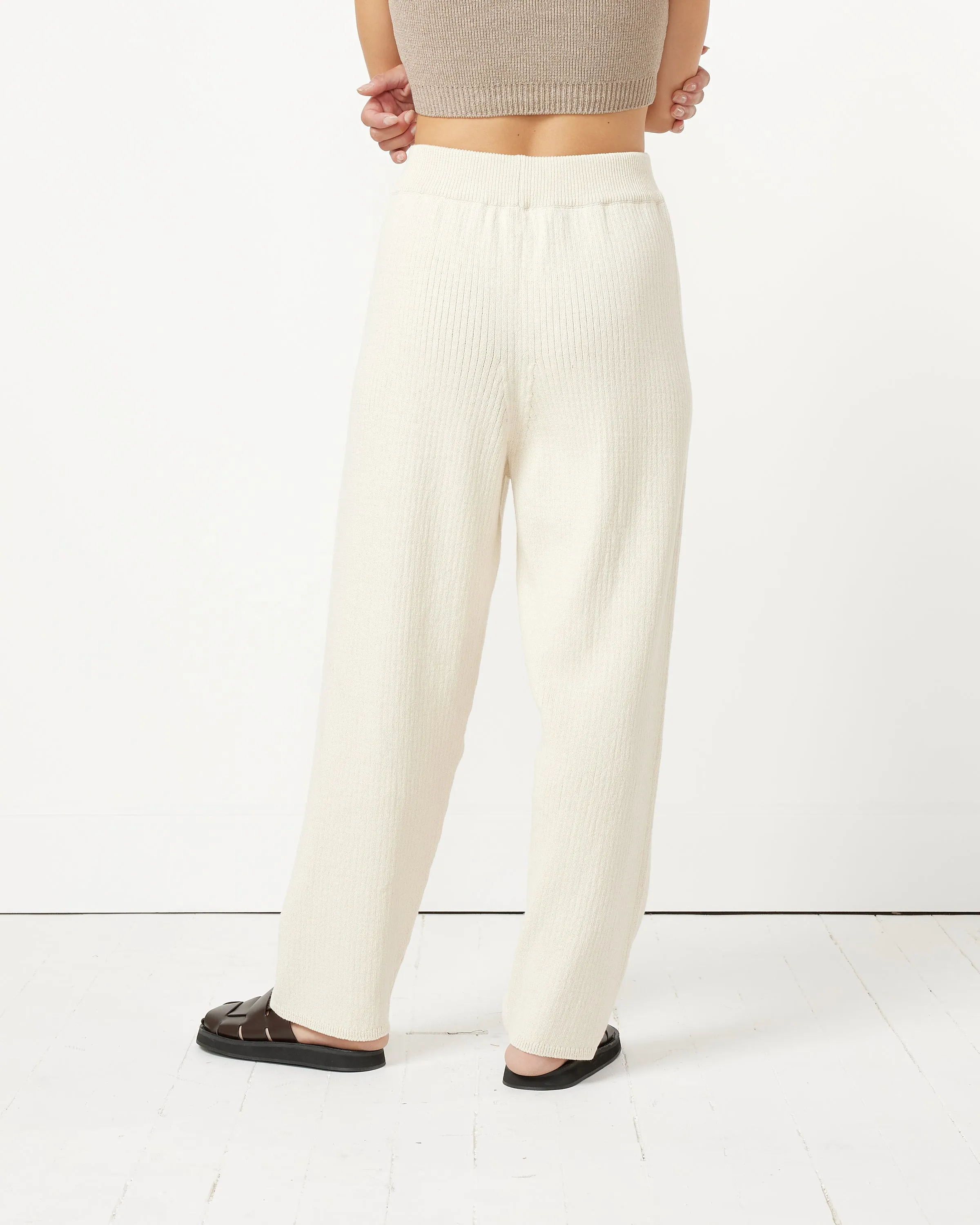 Cotton Pants in Natural