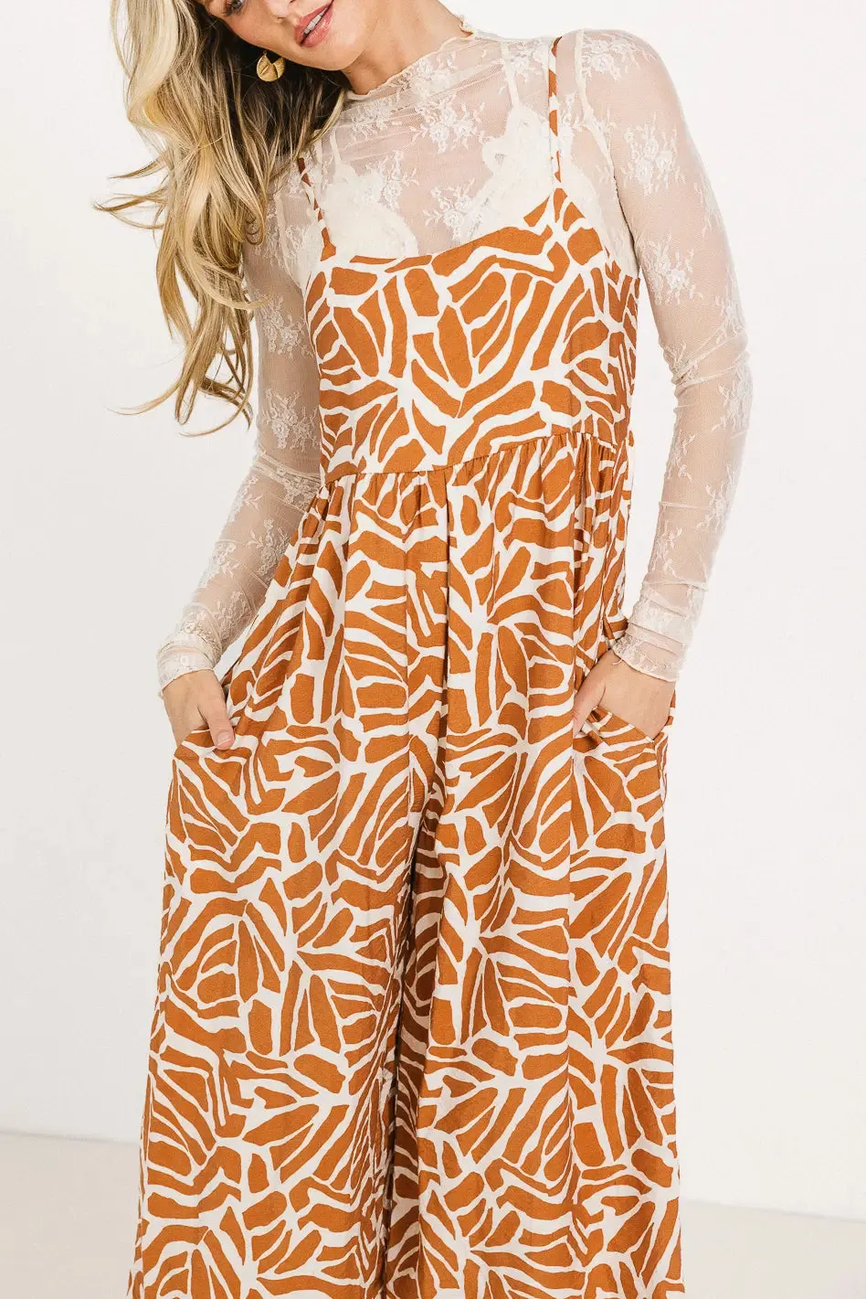 Dannika Printed Jumpsuit - FINAL SALE