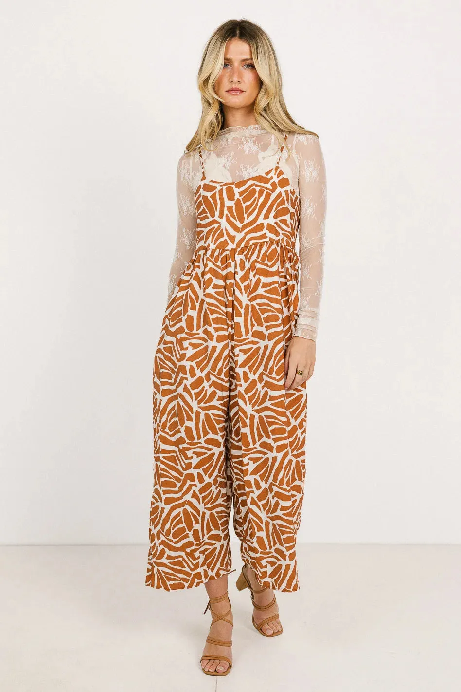 Dannika Printed Jumpsuit - FINAL SALE