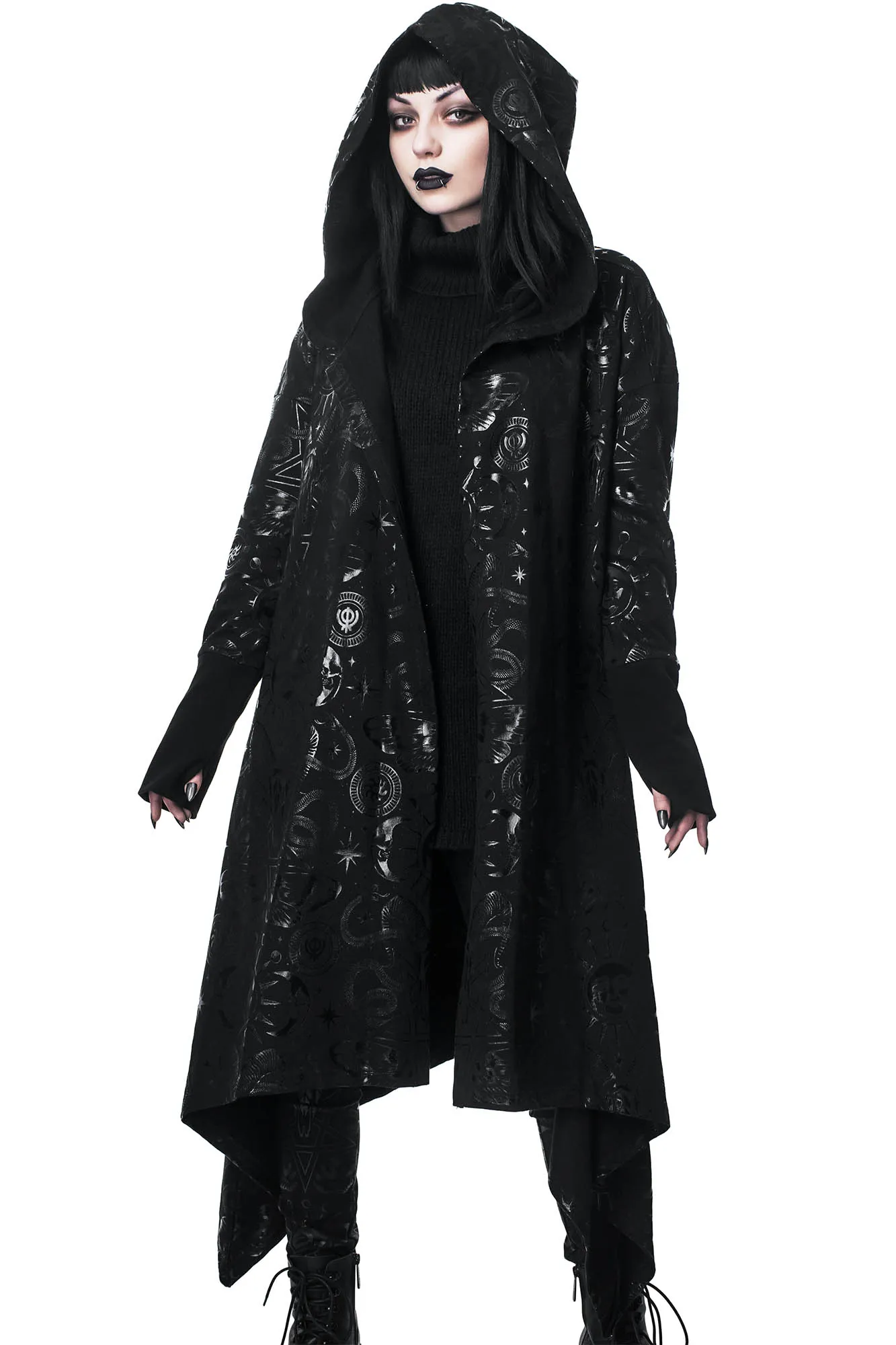 Demon Hooded Cardigan - Resurrect