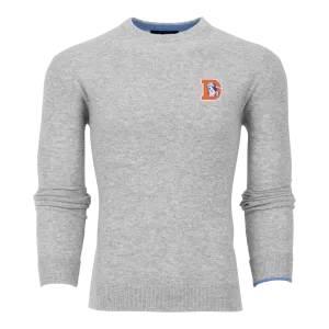 Denver Broncos Tomahawk Cashmere Crewneck Sweater