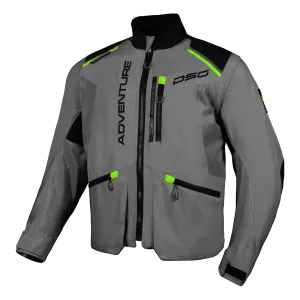 DSG Adv Riding Jacket Grey Black Yellow Flou