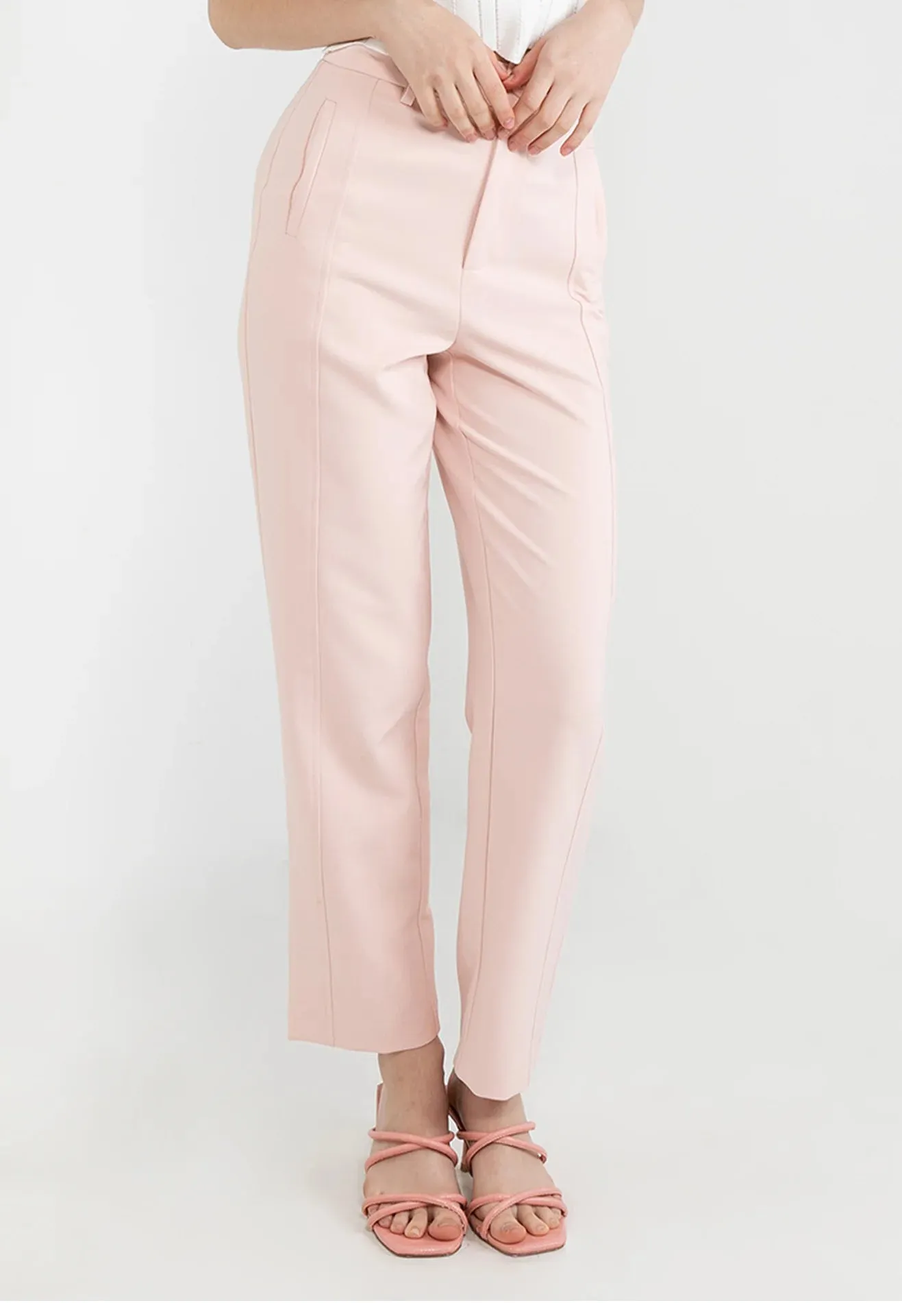 ELLE Apparel Streamline Elegance Straight Cut Pants