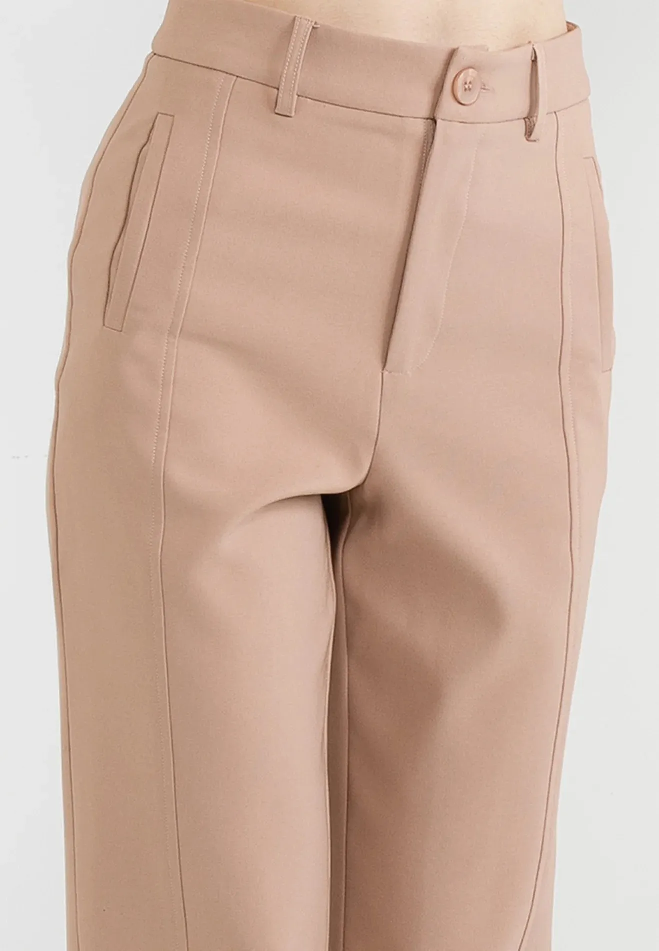 ELLE Apparel Streamline Elegance Straight Cut Pants