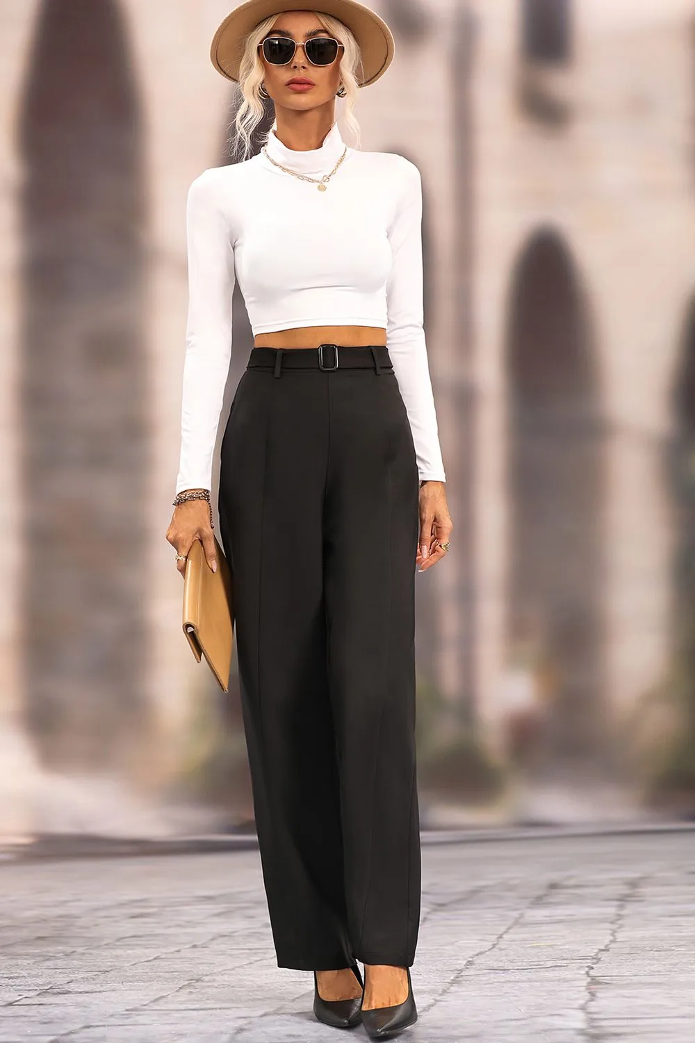 Enchanted Elegance Long Loose Fit Straight Pants