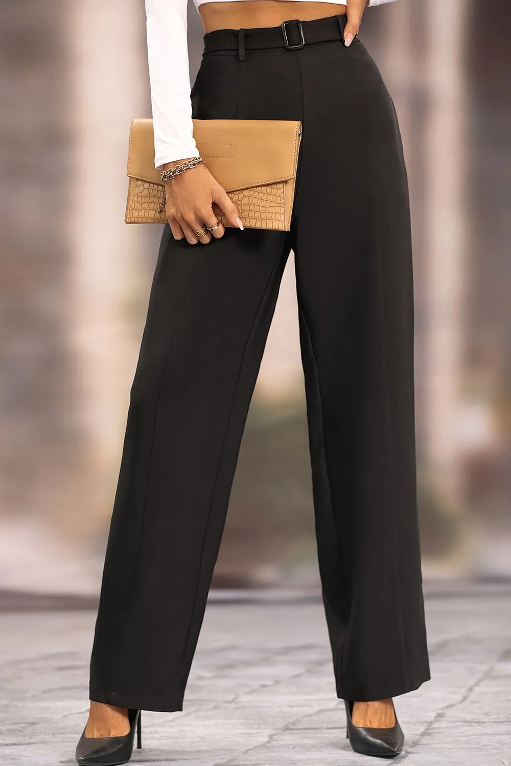 Enchanted Elegance Long Loose Fit Straight Pants