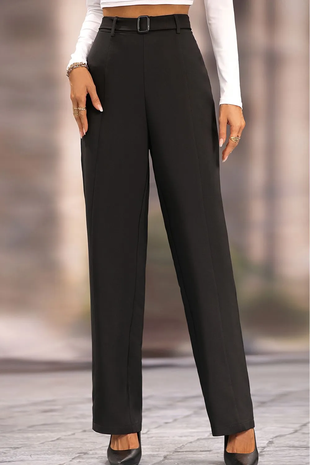 Enchanted Elegance Long Loose Fit Straight Pants