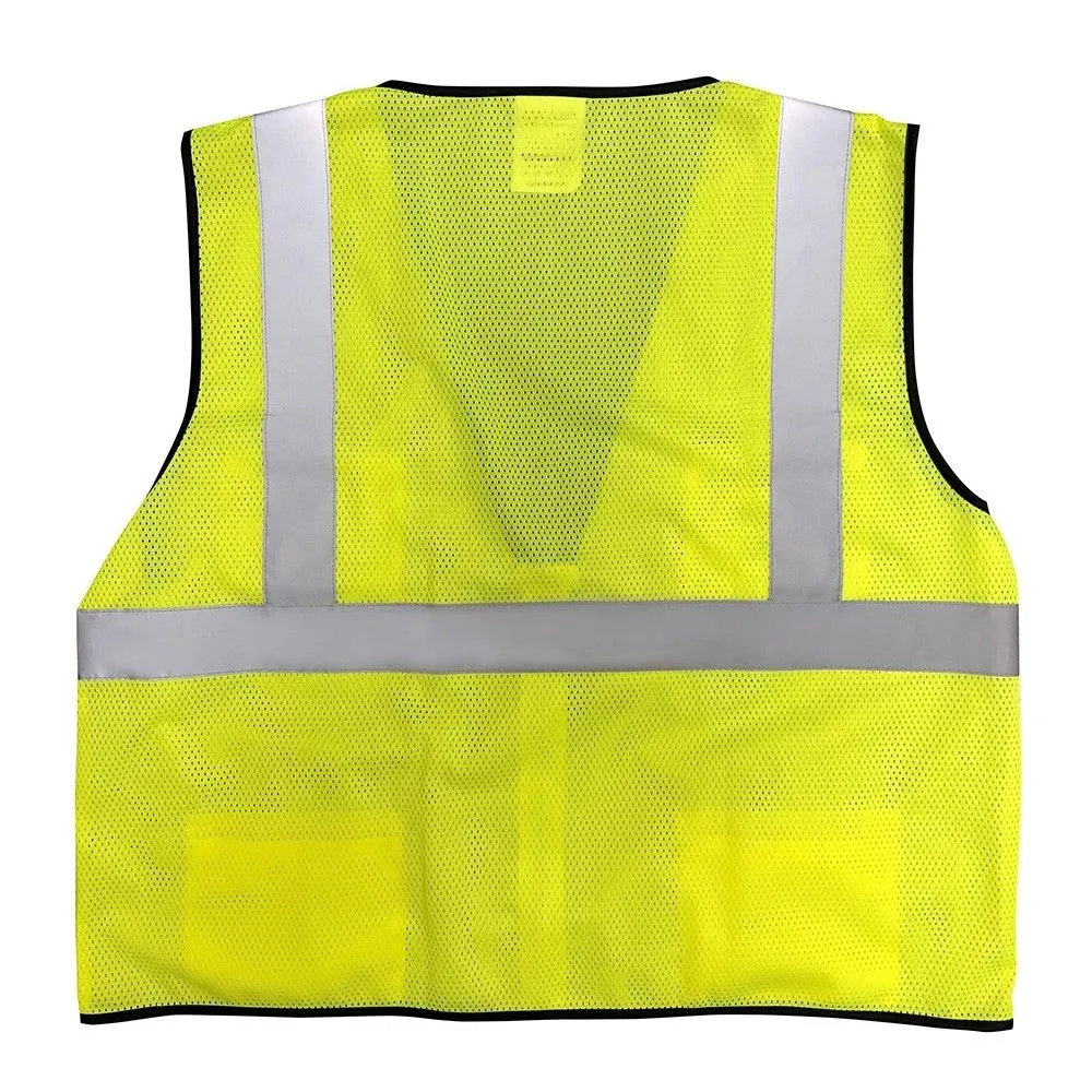 FREE SAMPLE: Safety Main Economy Vest, Hi-Vis Yellow, Limit 1