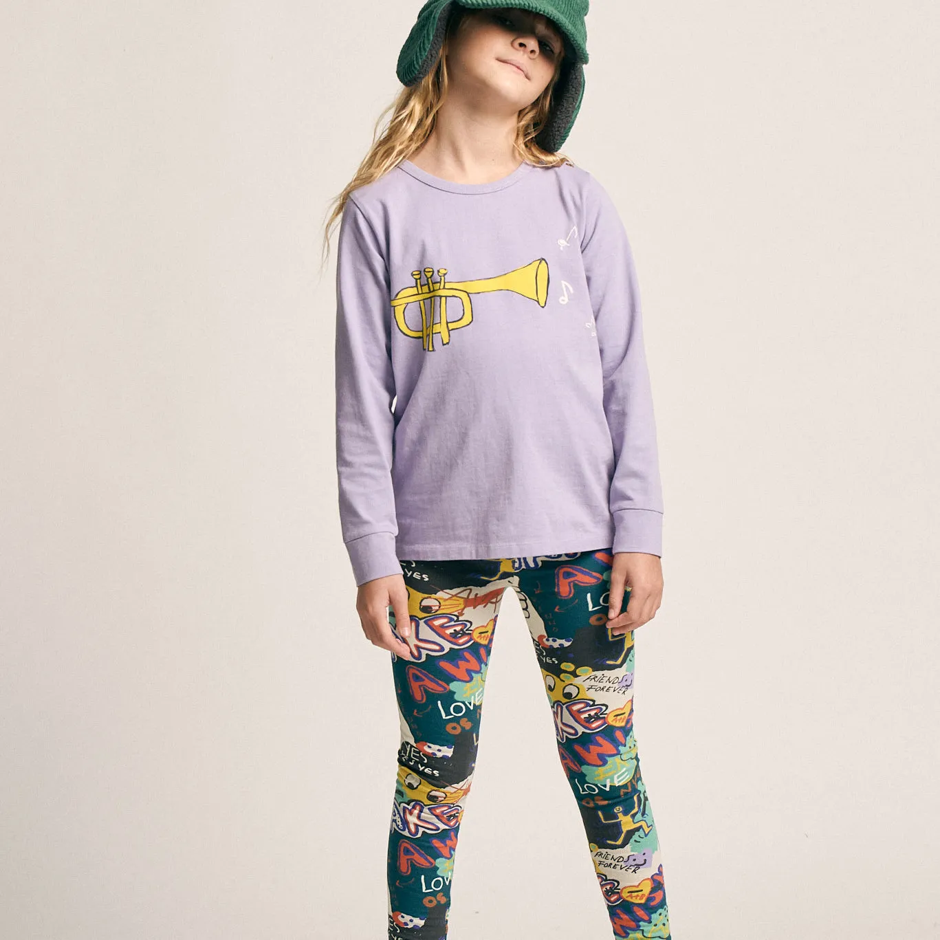 Graffiti cozy leggings