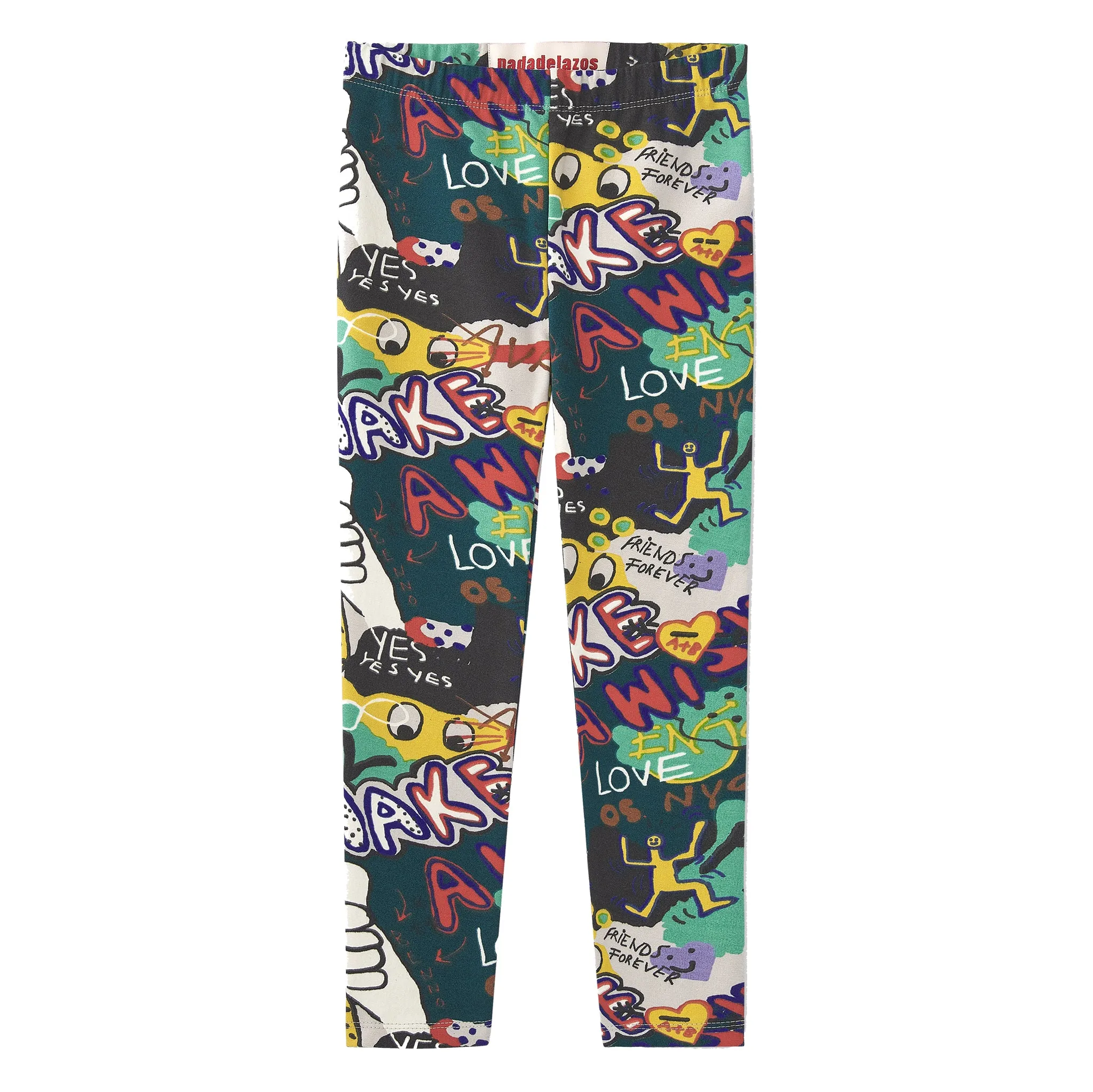 Graffiti cozy leggings