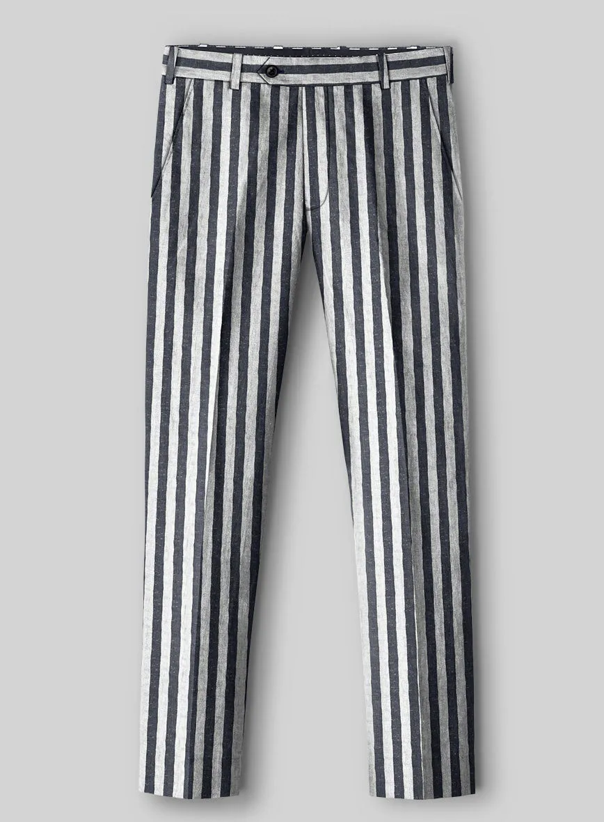 Italian Cotton Seersucker Venancio Pants