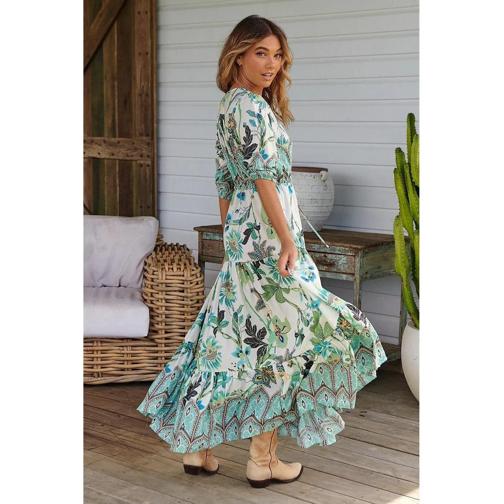 JAASE Utopia Print Tessa Maxi Dress