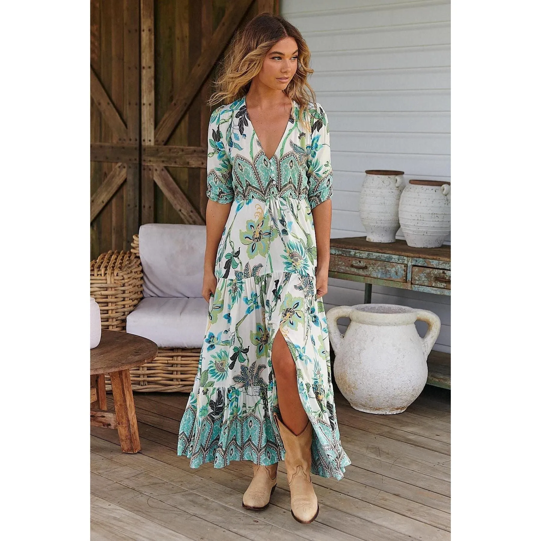 JAASE Utopia Print Tessa Maxi Dress