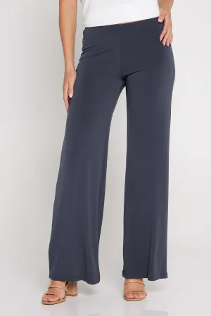 Kamala Wide Leg Pants - Charcoal