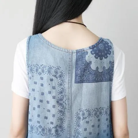 Mandala Denim Overall