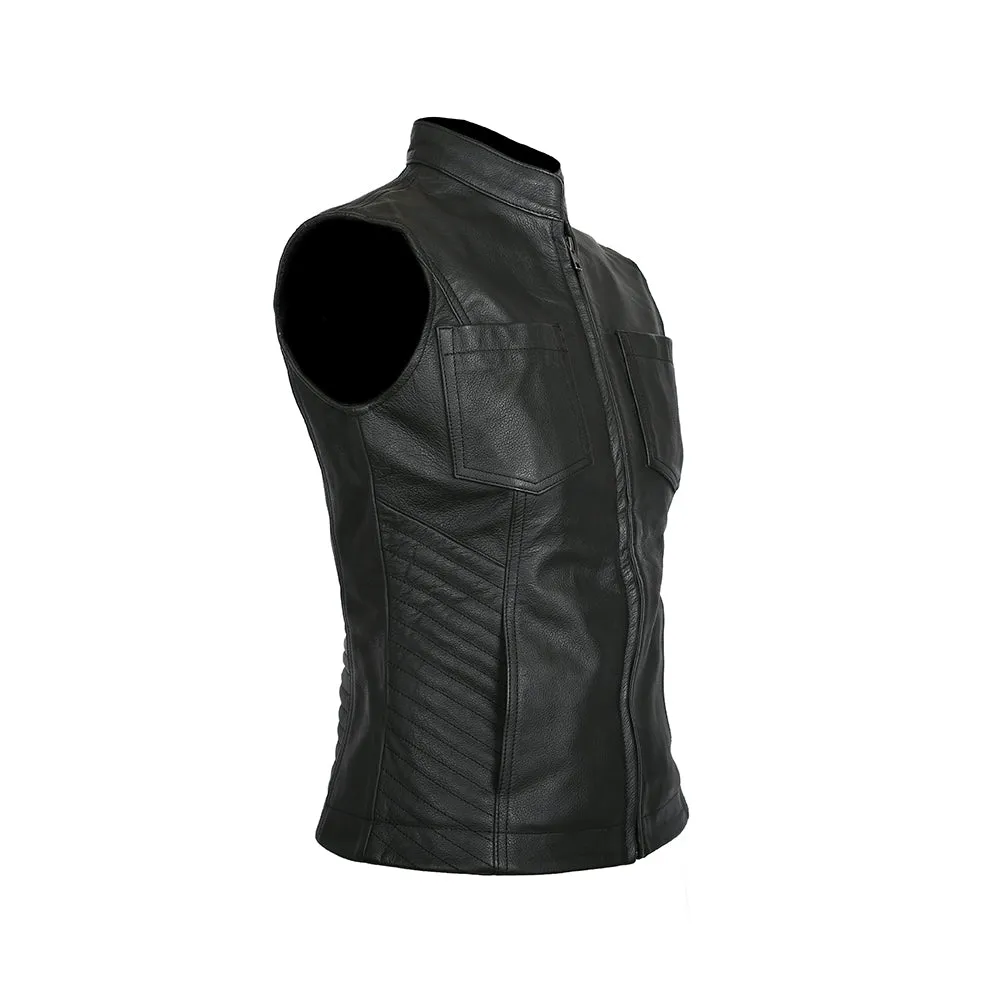 MKL - Cosina Women's Motorcycle Leather Vest