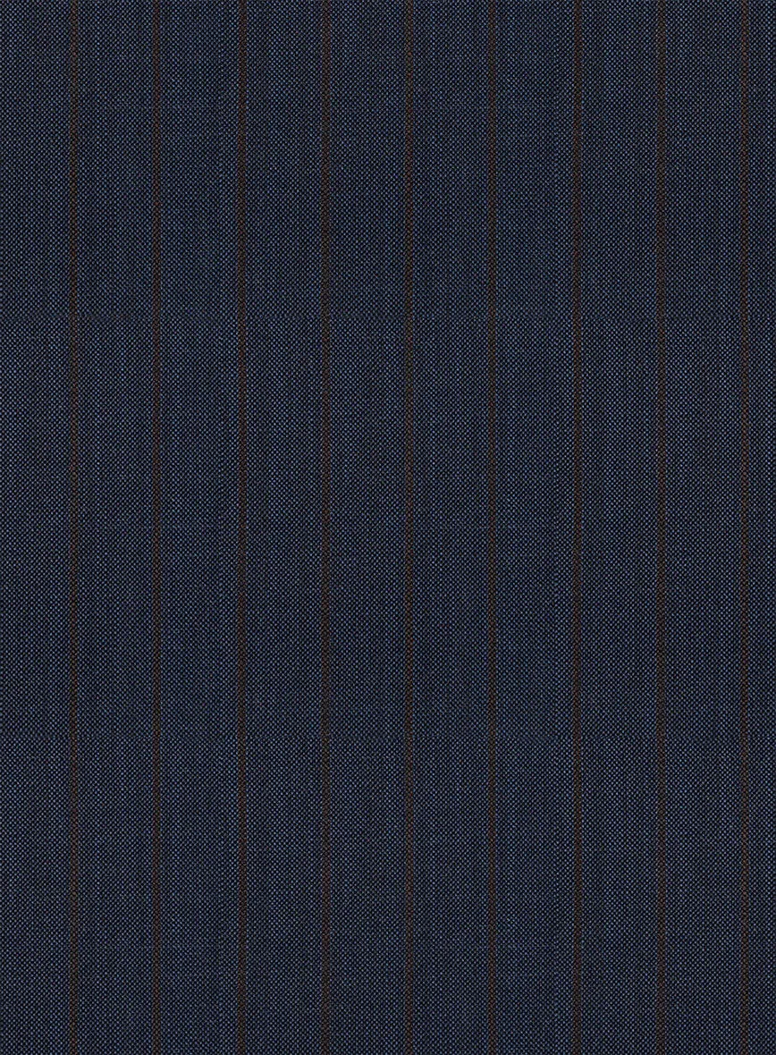 Napolean Calipso Stripe Dark Blue Wool Pants