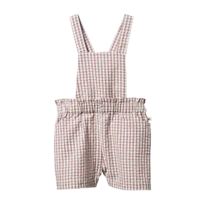 NATURE BABY SUMMER JUNE OVERALL TWILIGHT CHECK