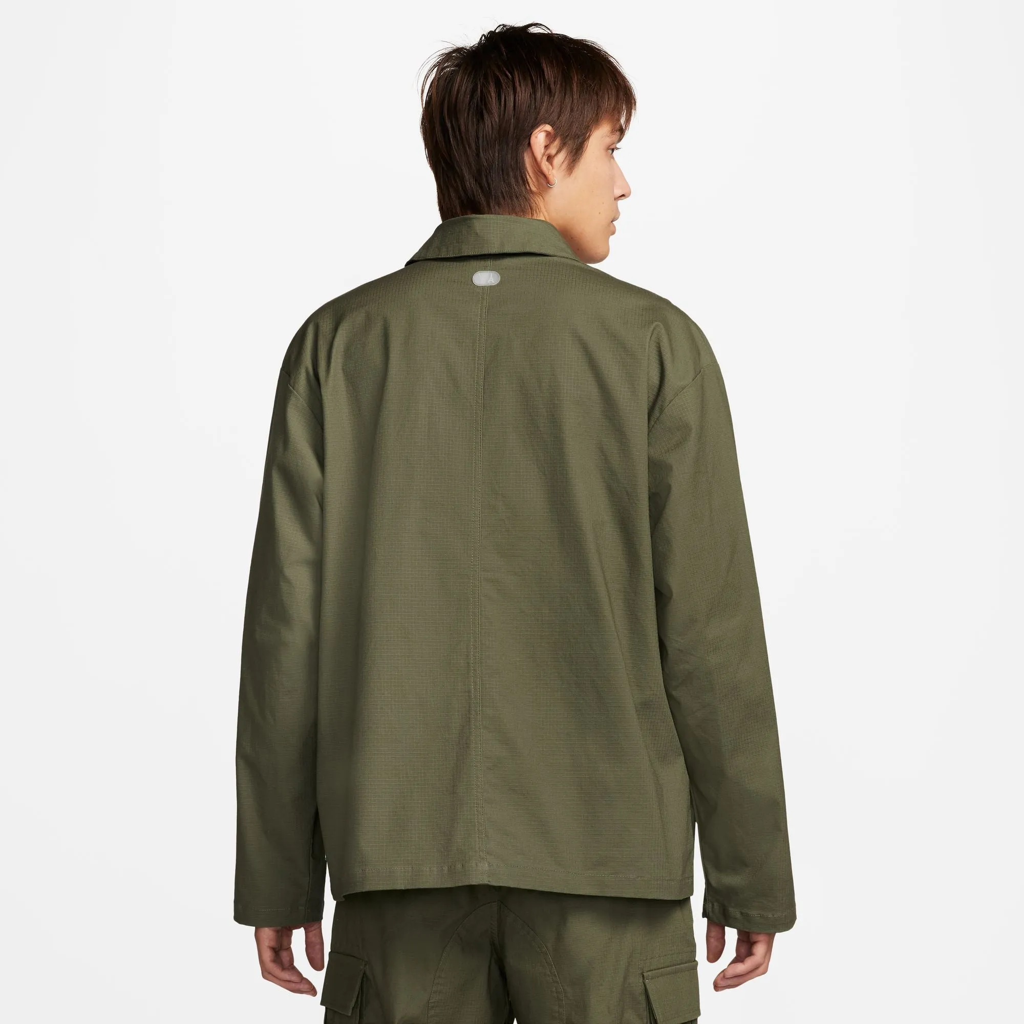 OLYMPIC CHORE JACKET MEDIUM OLIVE / WHITE