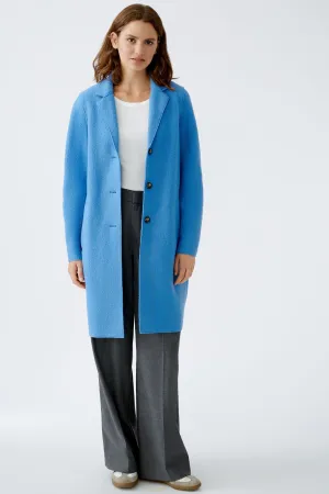 Oui Mayson Wool Coat Corn Flower