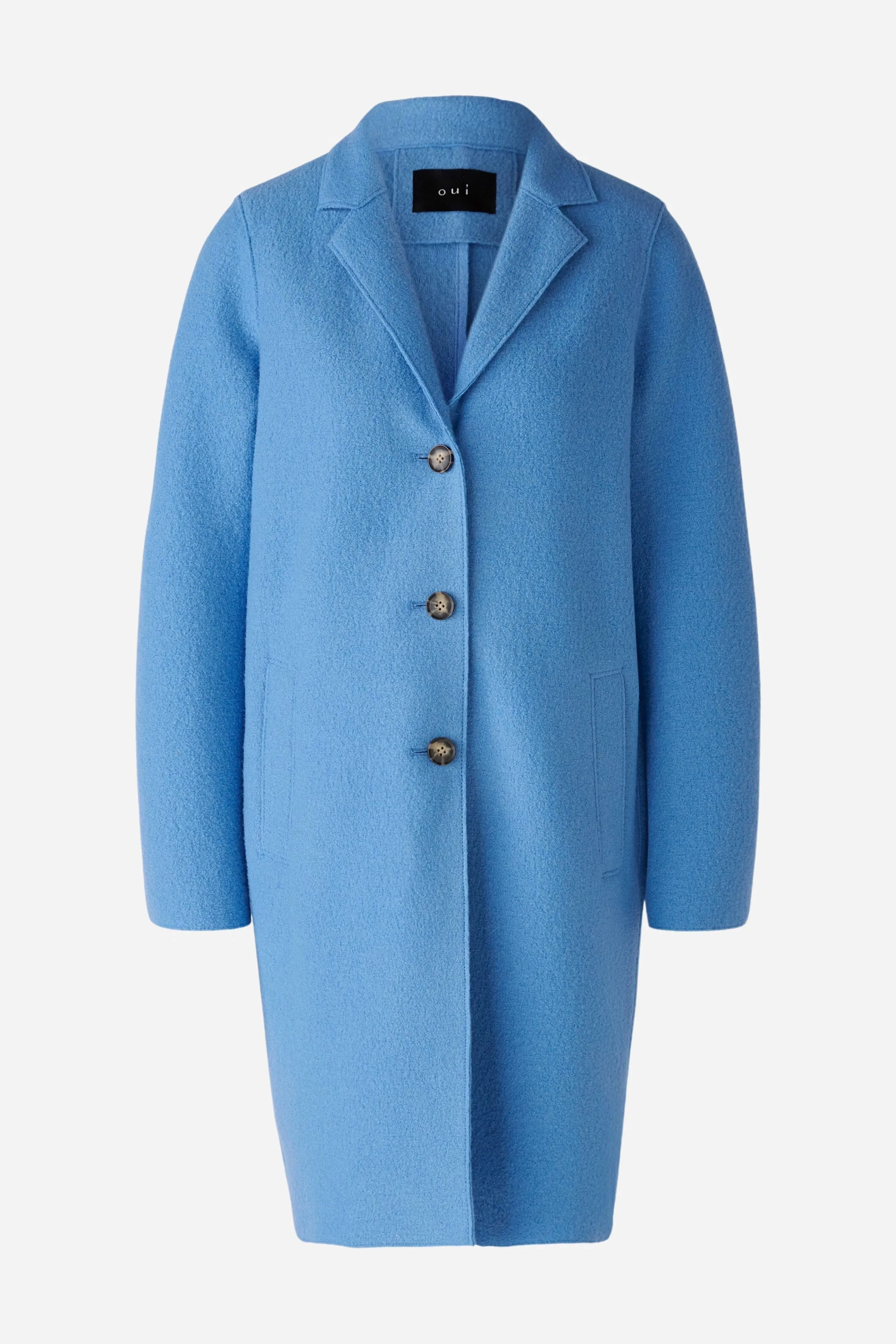 Oui Mayson Wool Coat Corn Flower