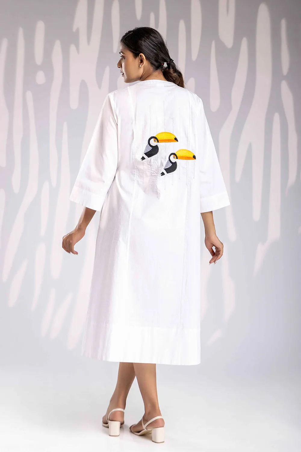 Oversize Long Dress - White