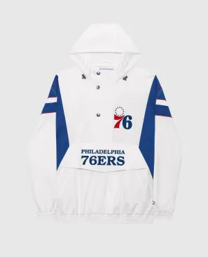 Philadelphia 76ers Home Team Half-Zip Jacket