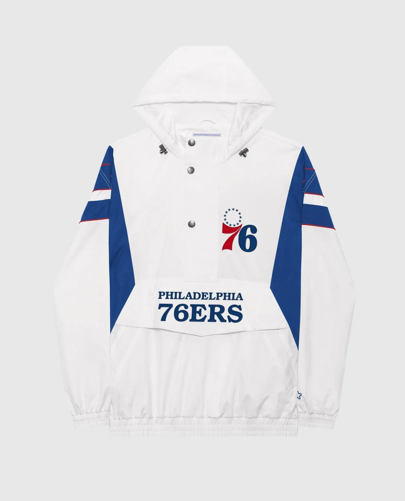 Philadelphia 76ers Home Team Half-Zip Jacket