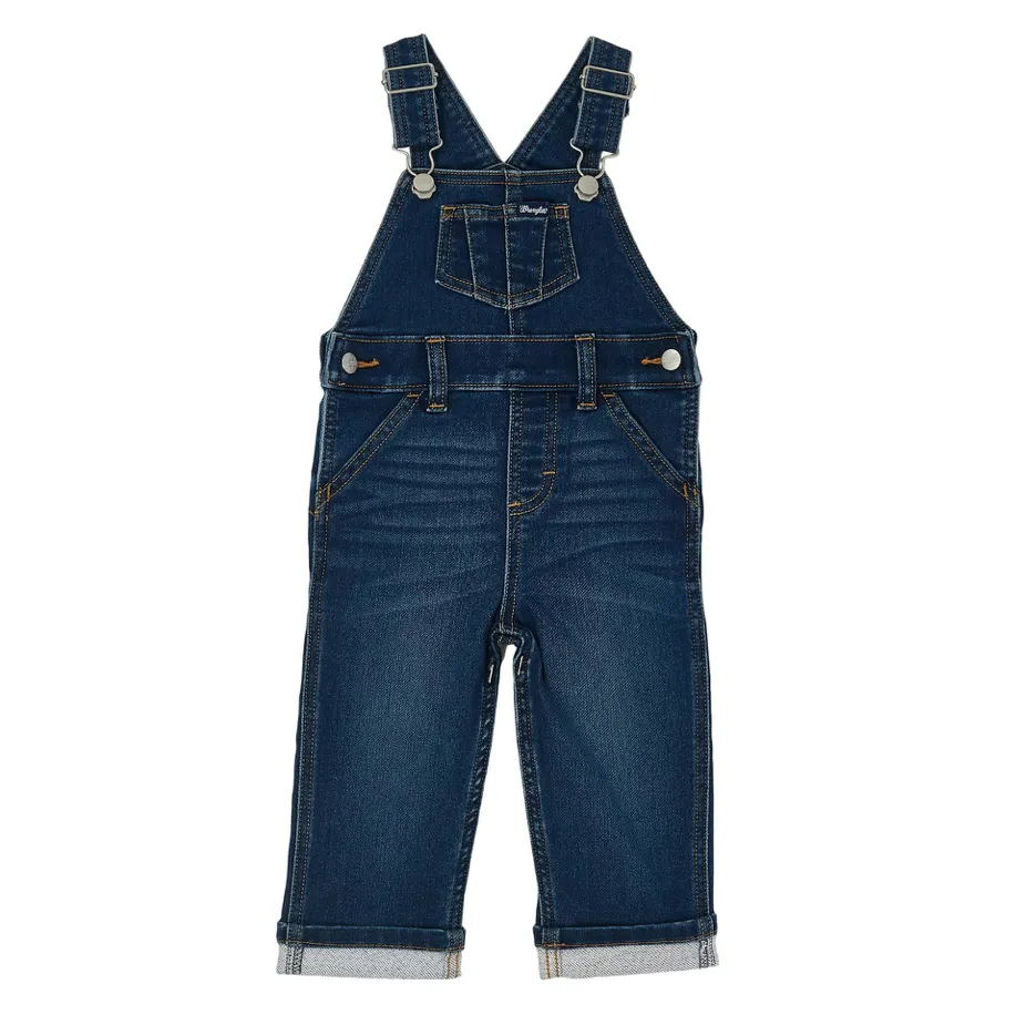 PQJ556D - Wrangler Baby / Toddler Denim Overalls