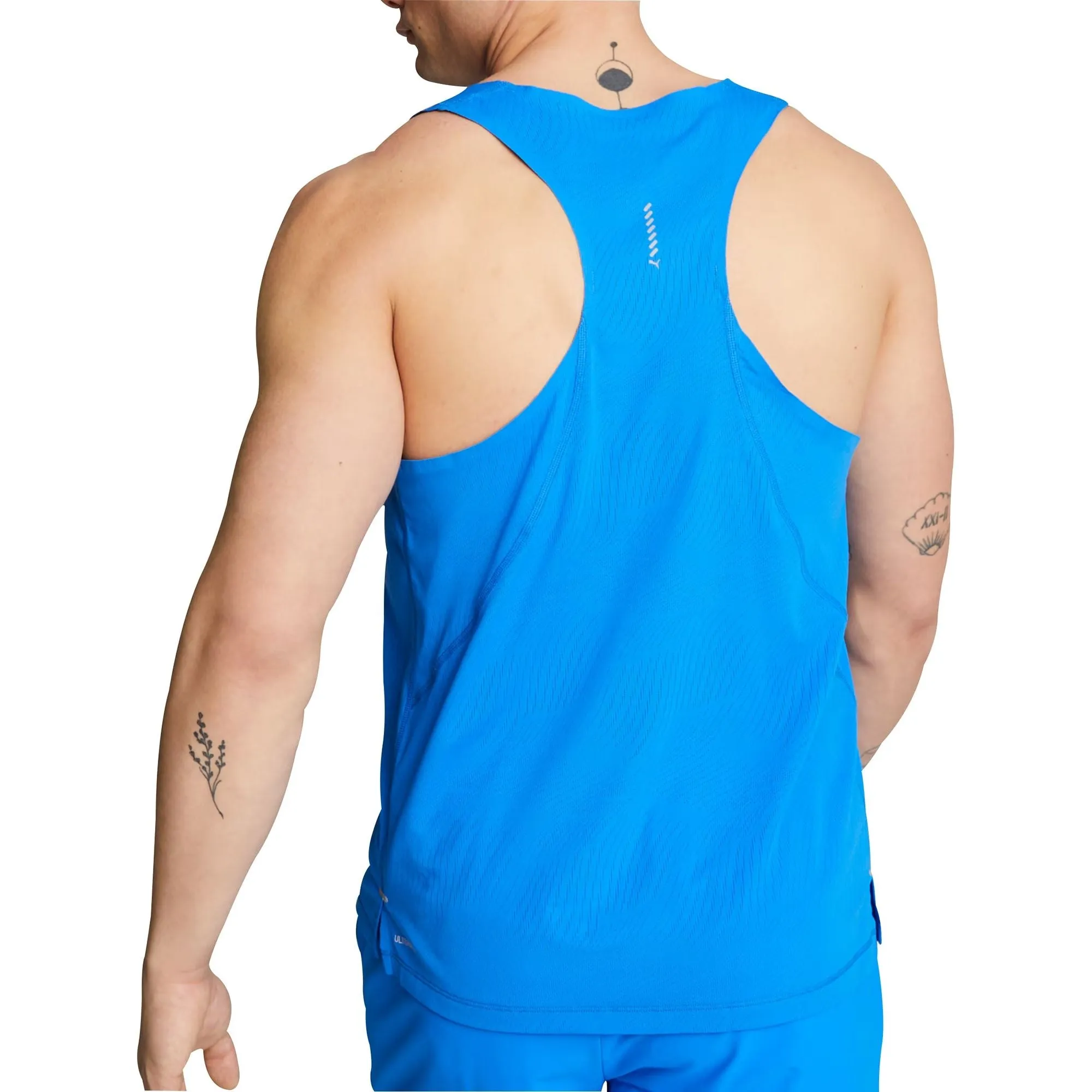 Puma Ultraspun Mens Running Vest - Blue