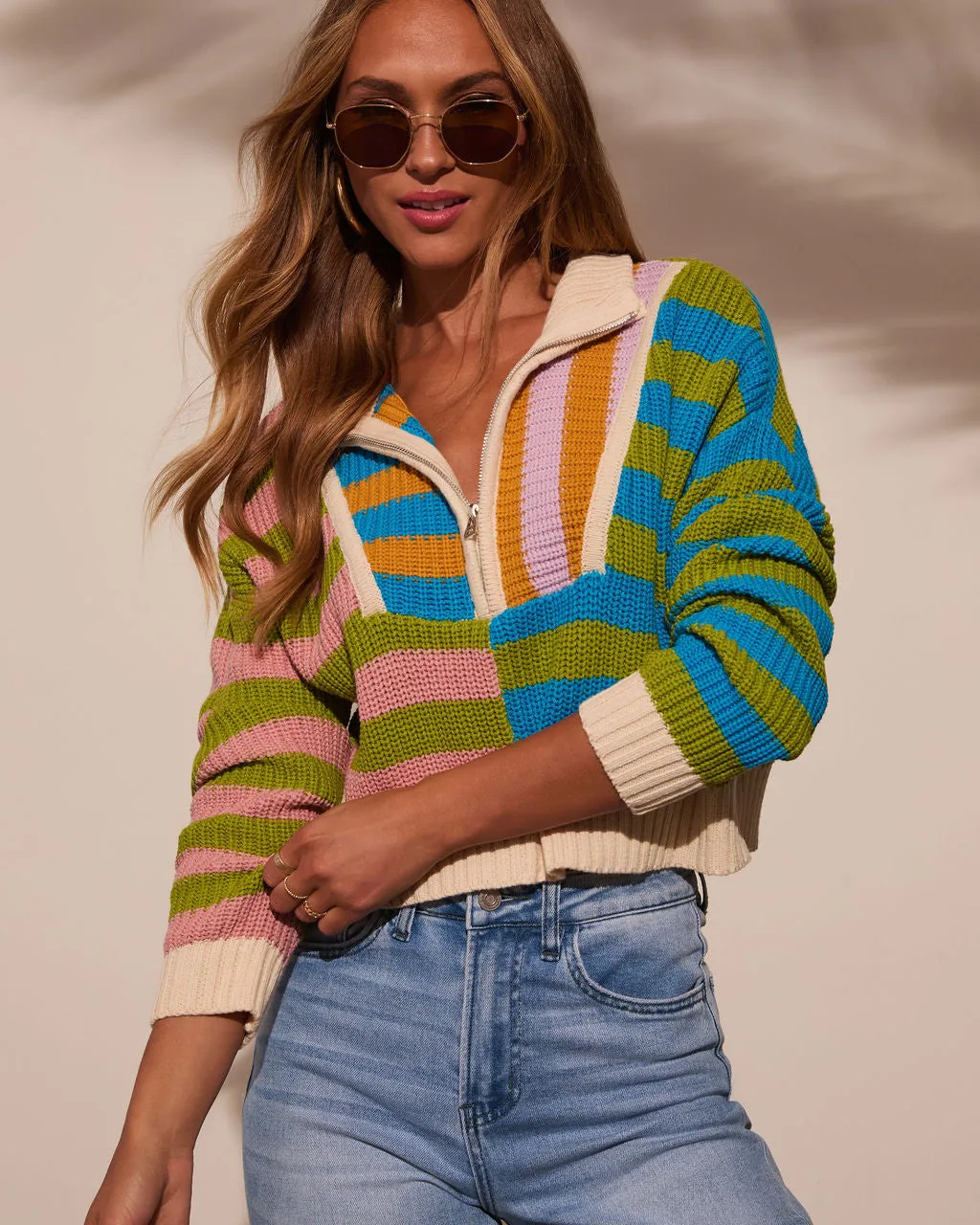 Snuggle Up Quarter Zip Sweater