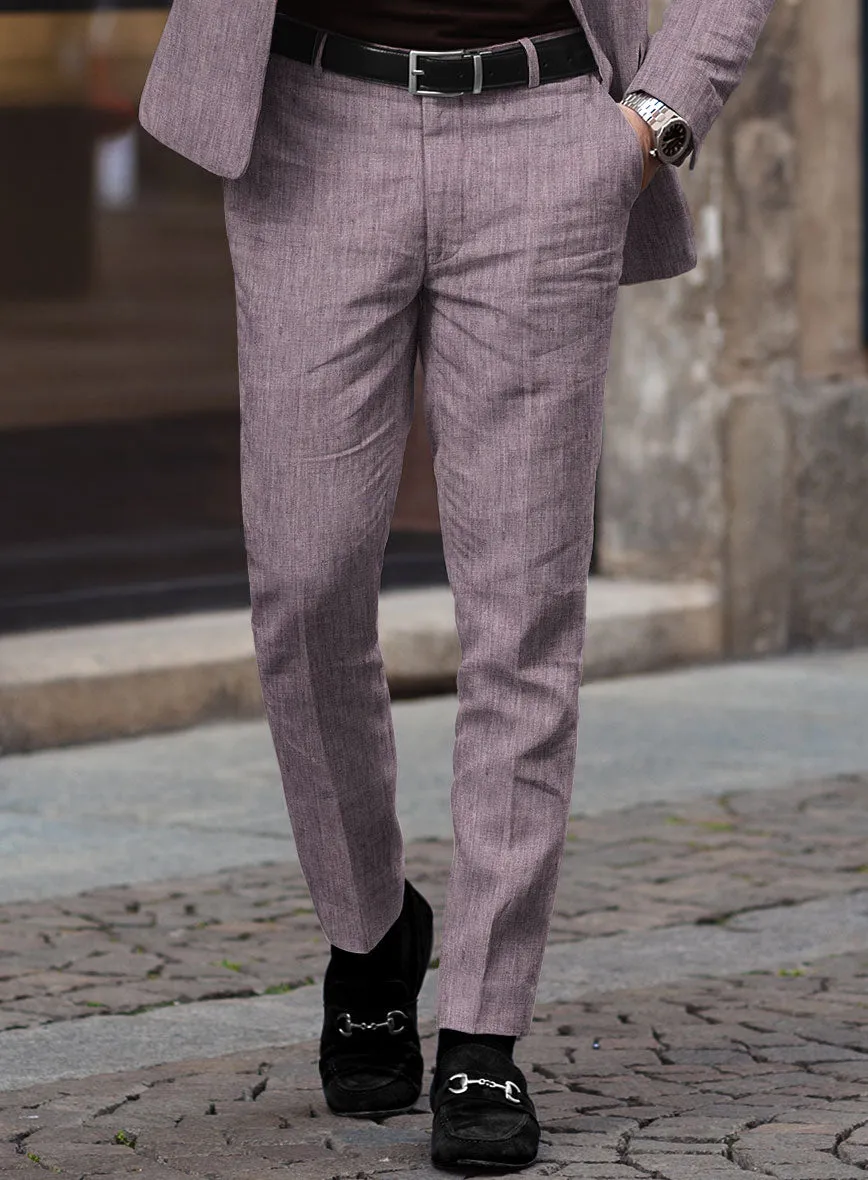 Stylbiella Spring Purple Linen Suit