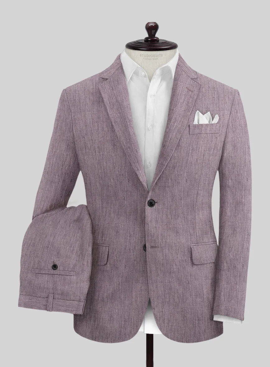 Stylbiella Spring Purple Linen Suit