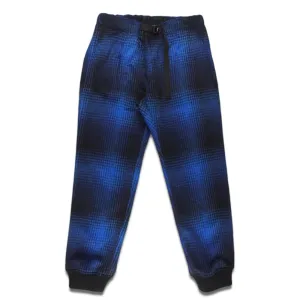 ts(s) - SHAGGY PLAID WOOL BLEND CLOTH / CLIMBING PANTS - NAVY